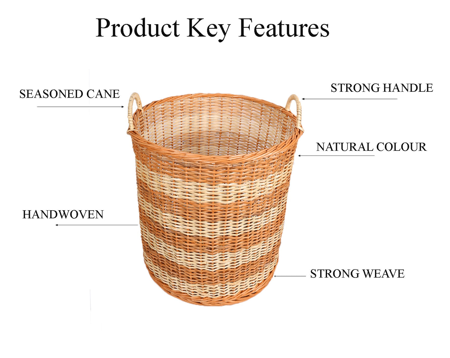 Wicker Laundry Basket