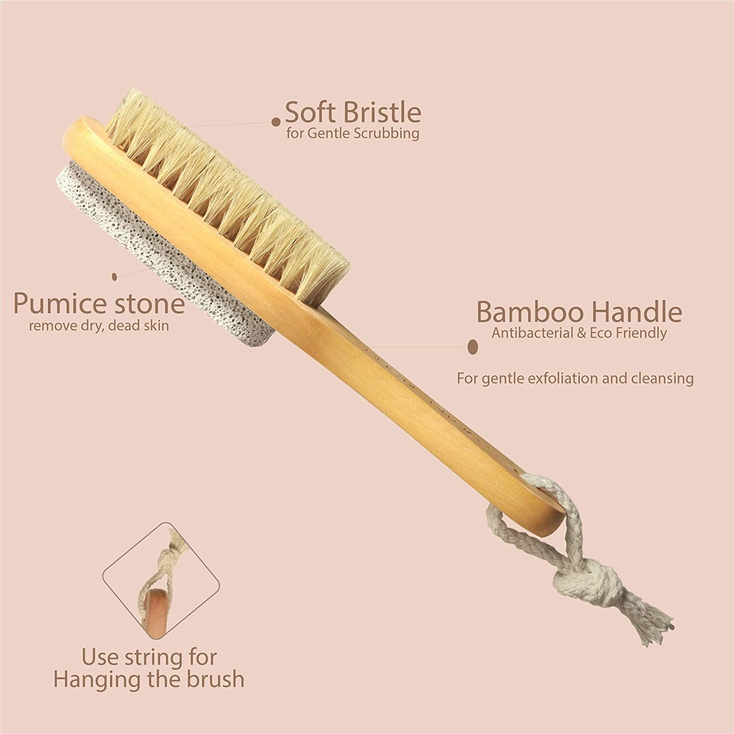 Nail Brush with Pumice Stone