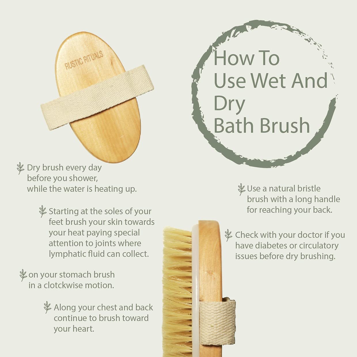 Oval Bath Brush