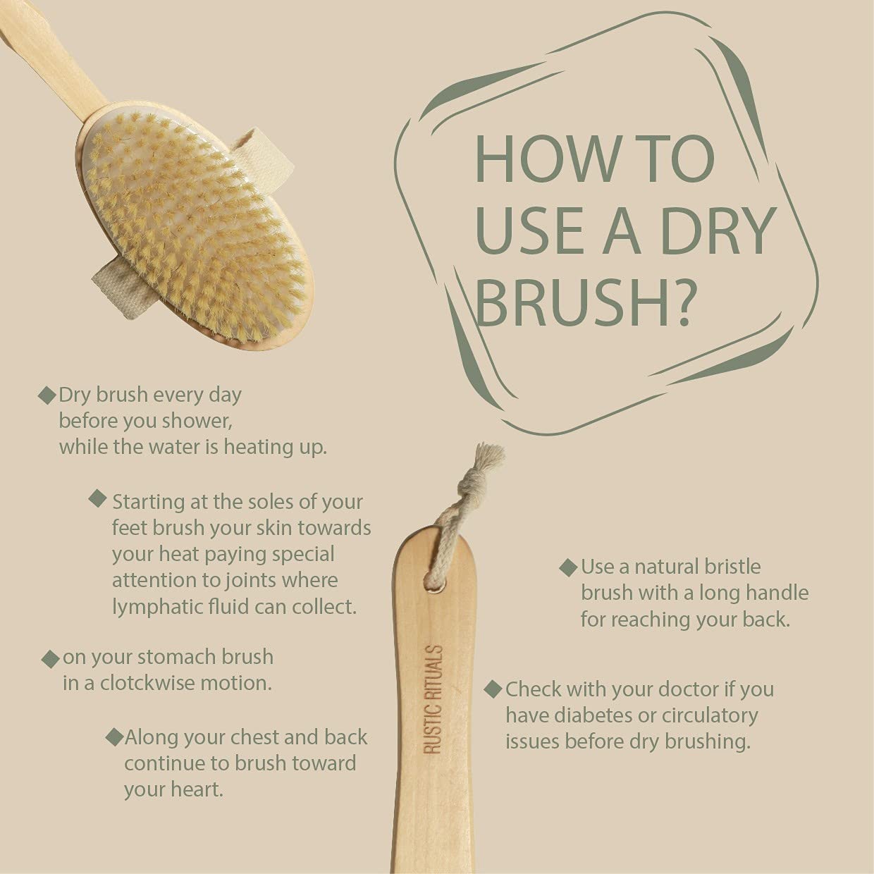 Hart Bristle Brushes - 5 in